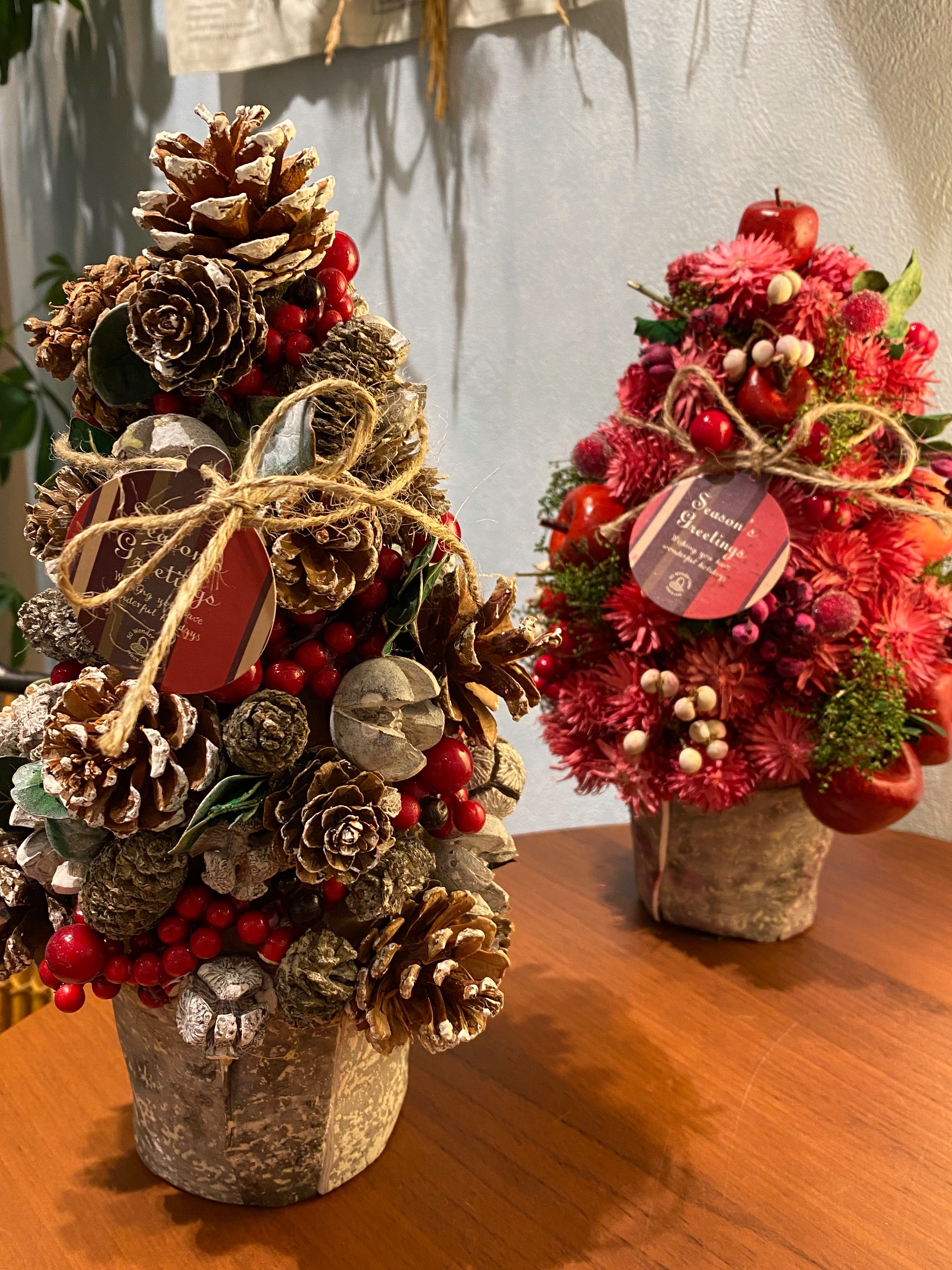 ドライ素材のクリスマスツリー 第一花壇 ショップニュース トナリエつくばスクエア