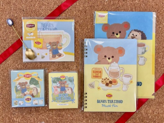 紅茶のようにほっと癒してくれる文房具  「BEAR’S TEA STAND」