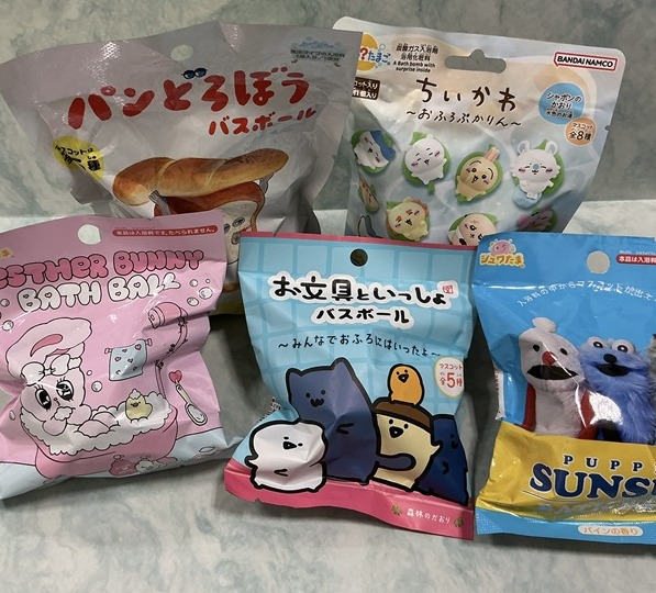 お風呂時間が楽しくなる  キャラクターバスボール