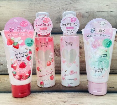 春、きらめき満開　べキュアハニー　桜と苺の香り