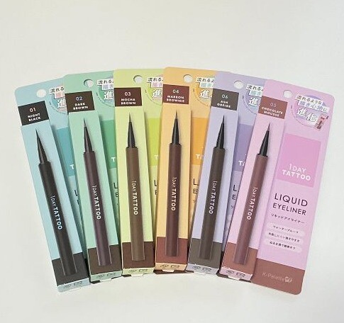 進化した流れるような書き心地　Kパレット1DAYTATTOOアイライナー