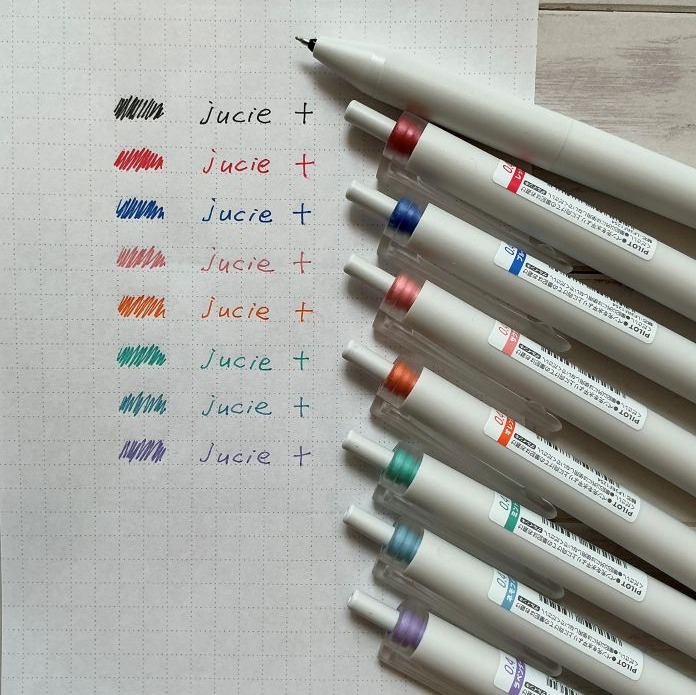 手放せなくなる”なめらかな書き心地”　Judie＋「ジュースプラス」