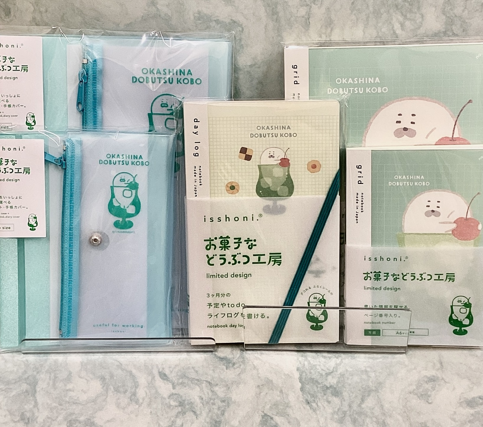 仕事を楽しく頑張れそうな、ゆるくてかわいいデザイン   お菓子などうぶつ工房×isshoni.
