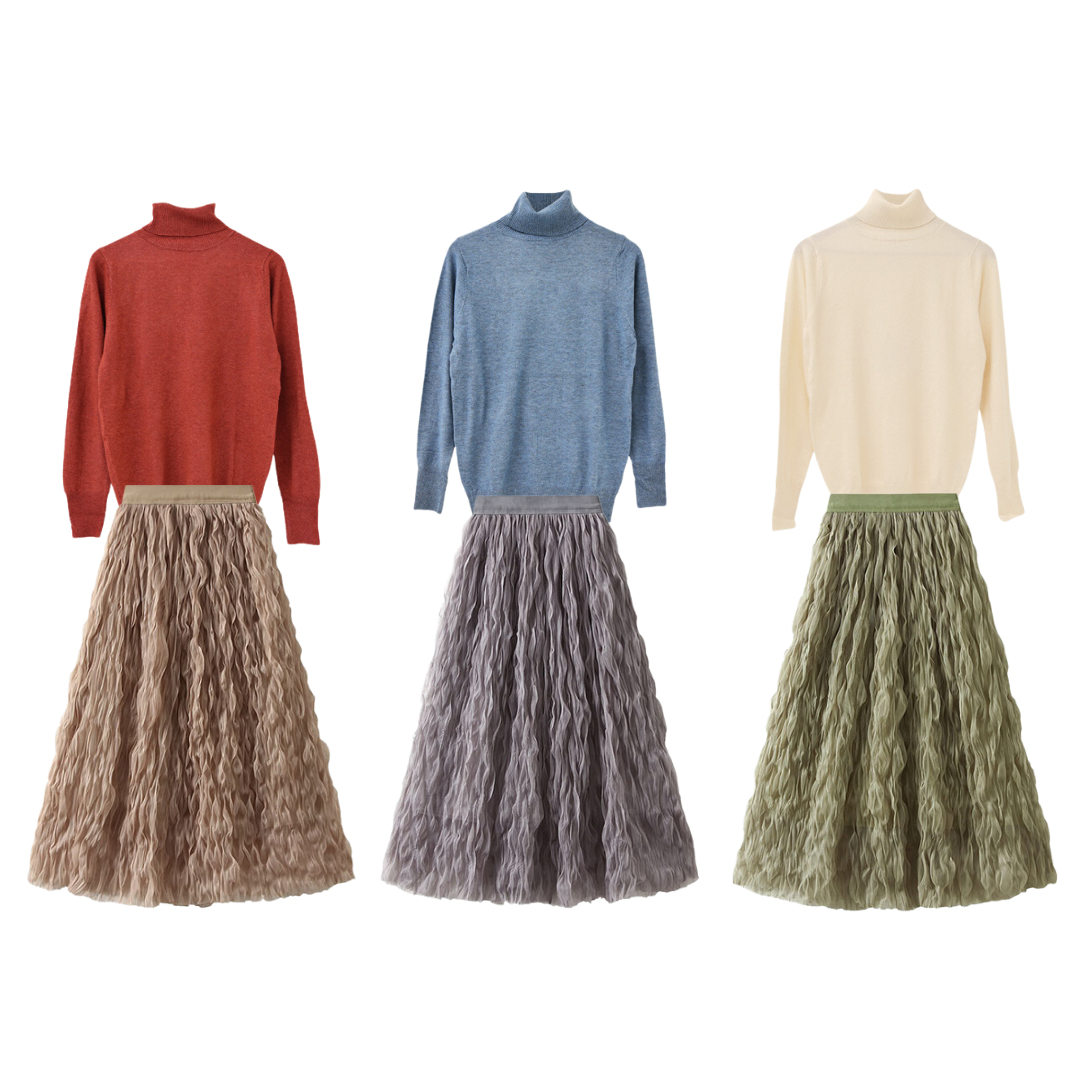 knit & skirt 🧶