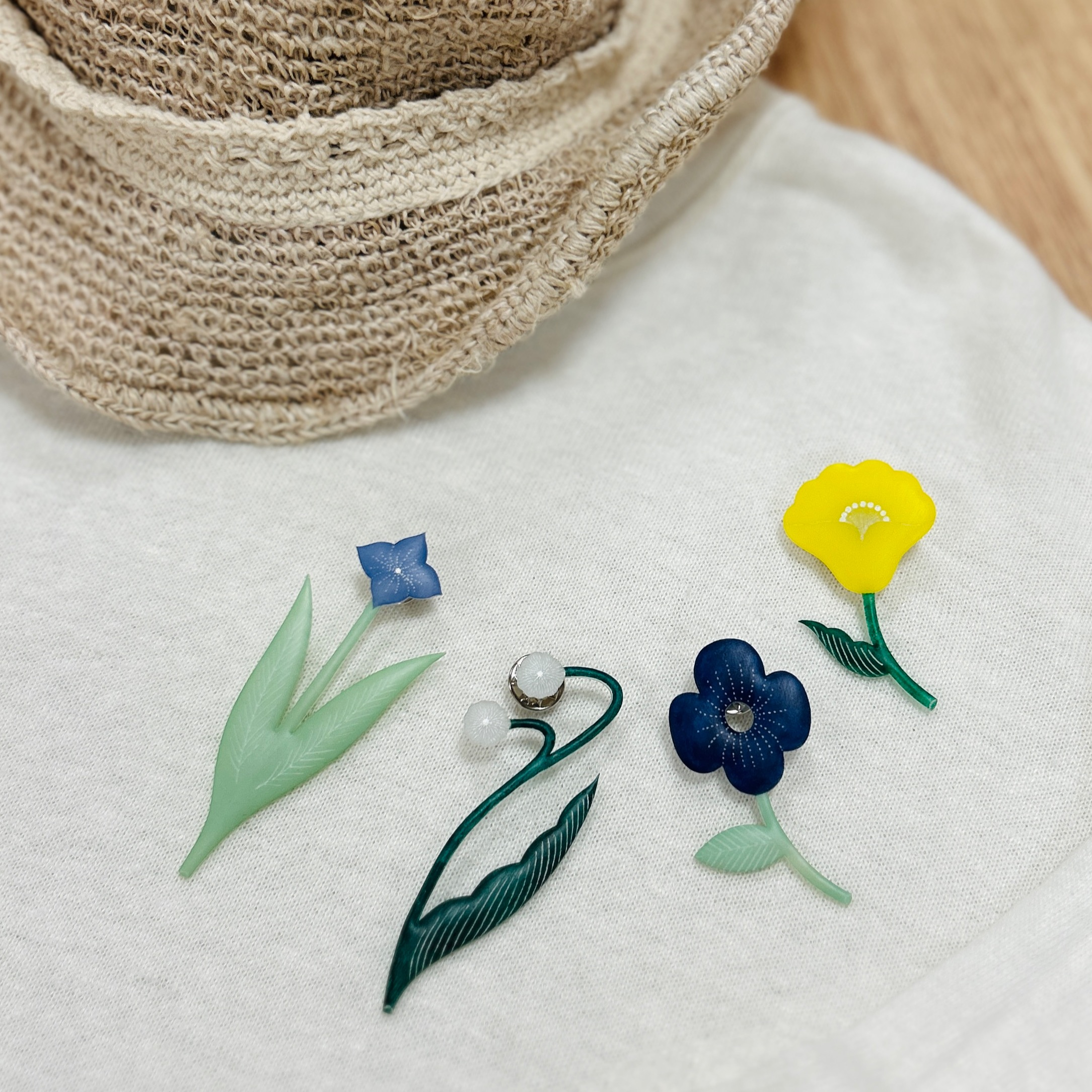 totoganashiさんのブローチ再入荷🌼