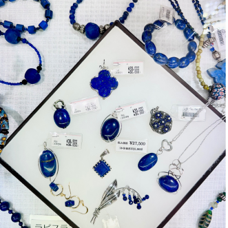 ＜アジアン・ラパダリ＞とんぼ玉・天然石アクセサリーフェア