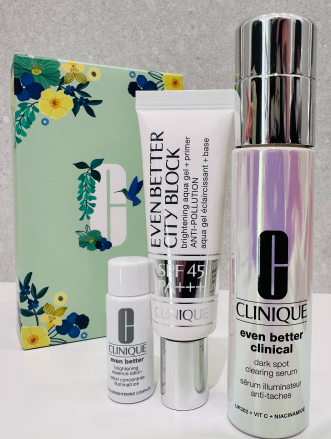 【CLINIQUE】美白美容液の限定セット "イーブンベター セラム 30 セット 25”のご紹介