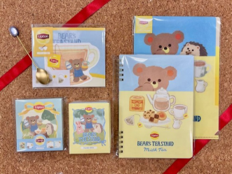 紅茶のようにほっと癒してくれる文房具  「BEAR’S TEA STAND」