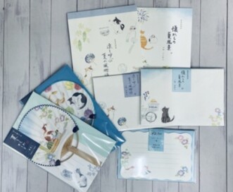 お手紙だニャン。猫大集合    猫のレター用品です