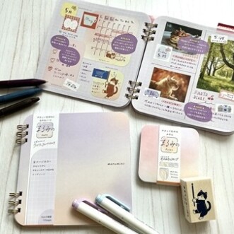 まるみのあるカラーとカタチがかわいい   まるみのノートにLサイズが登場！