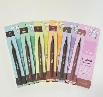 進化した流れるような書き心地　Kパレット1DAYTATTOOアイライナー