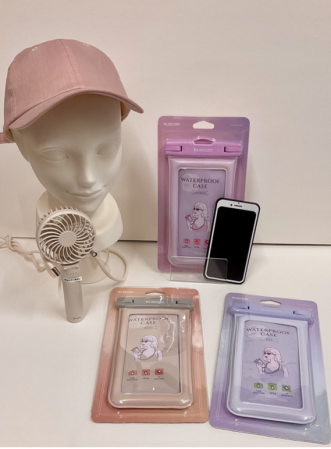 夏のレジャーやお風呂タイムにも♪　スマホ防水ケース