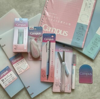 新学期に自分らしくいられるアイテムを！  キャンパスノート限定デザインステーショナリー