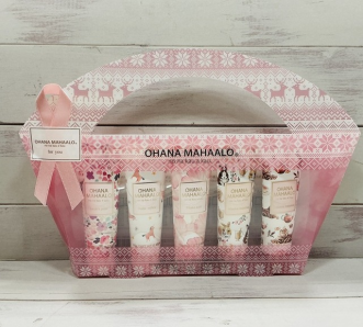 好きな香りを使い分ける　オハナマハロ　ミニハンドクリームセット