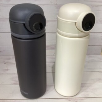 進化系パーソナルボトル　c-mon 指紋センサー付き真空断熱ボトル